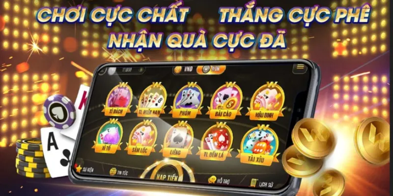 Bảng xếp hạng top 5 game bài ăn tiền hot được bet thủ